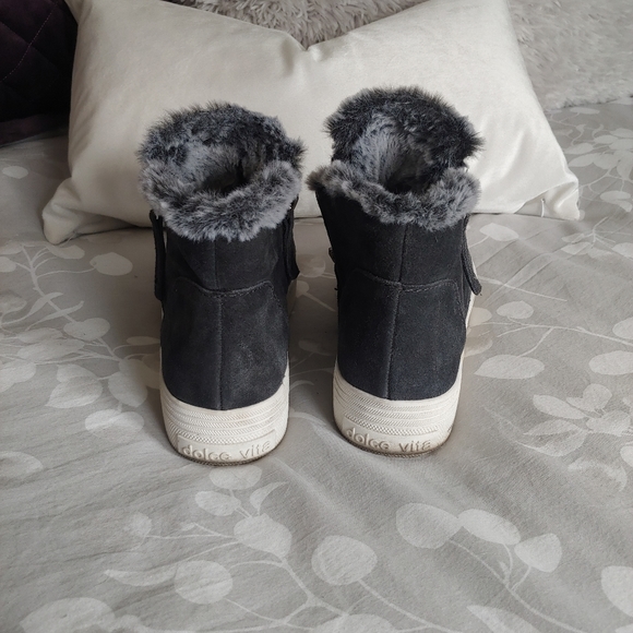 Dolce vita grey wedge sneaker boot - Picture 4 of 9